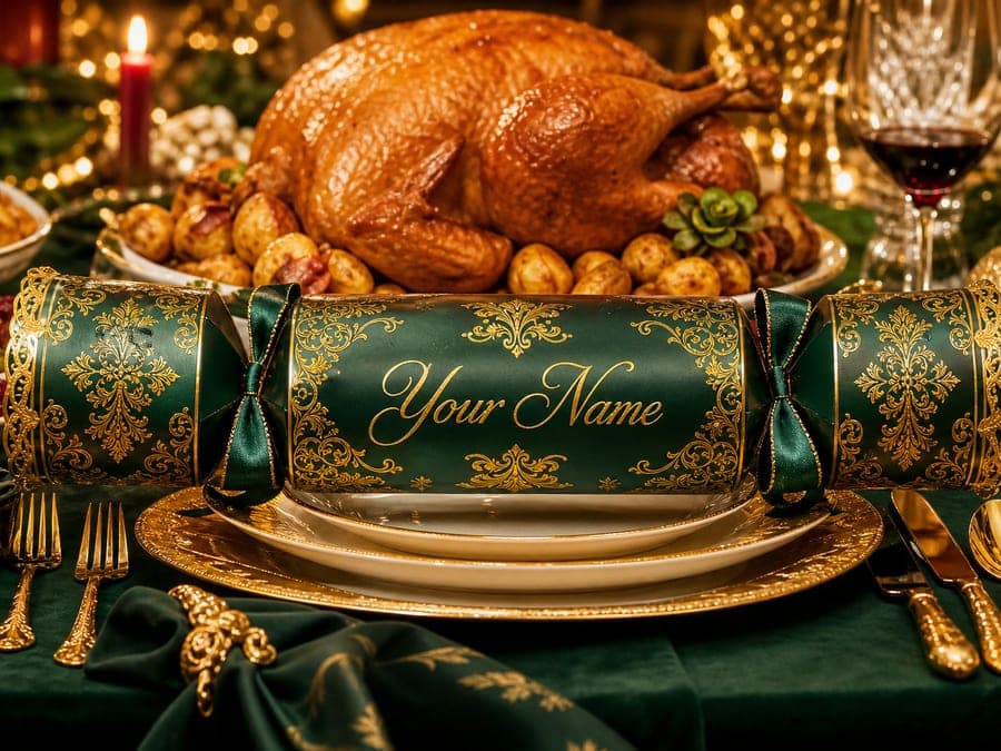Bespoke Cracker: a personalised Christmas cracker with five items you choose yourself